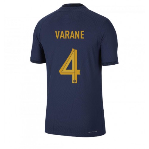 Dres Francuska Raphael Varane #4 Domaci SP 2022 Kratak Rukav